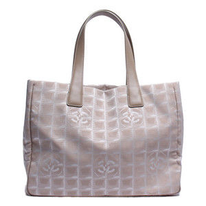 Chanel Tote Bag New Travel Line MM Beige